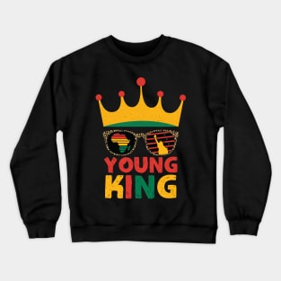 Young King Black King Crewneck Sweatshirt